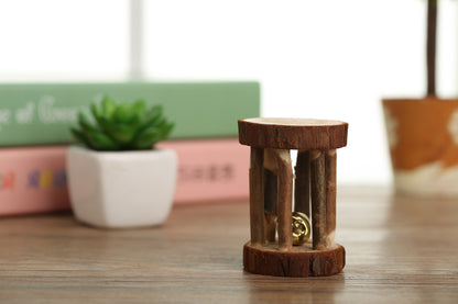 Set de juguetes de madera para hámsteres — ¡Diversión natural y sana!