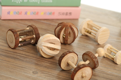 Set de juguetes de madera para hámsteres — ¡Diversión natural y sana!